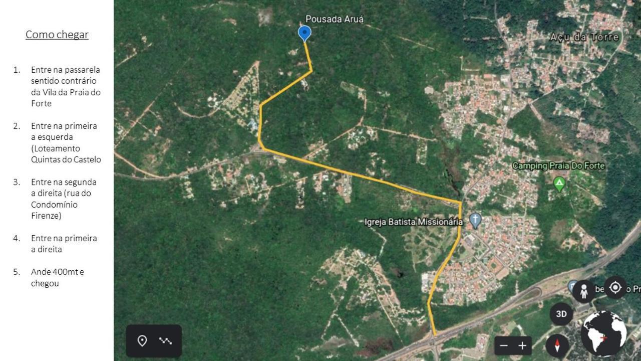 Arua Observacao De Vida Silvestre Praia do Forte Exteriör bild